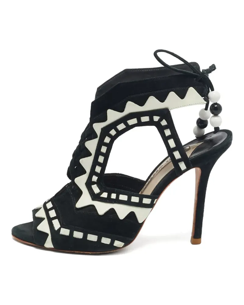 Sophia Webster Sandalen mit Cut-Outs - Schwarz Schwarz
