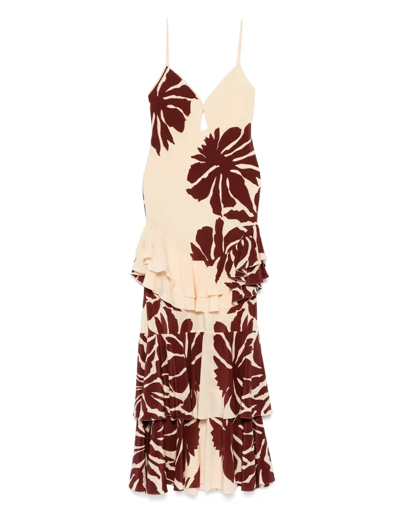 Johanna Ortiz Reinterpretation Maxikleid - Nude Nude