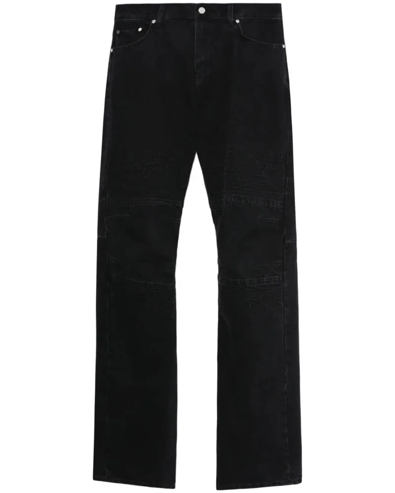 Helmut Lang Moto Worker Jeans - Schwarz Schwarz