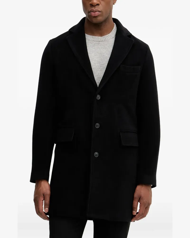 Trussardi single-breasted coat - Schwarz Schwarz