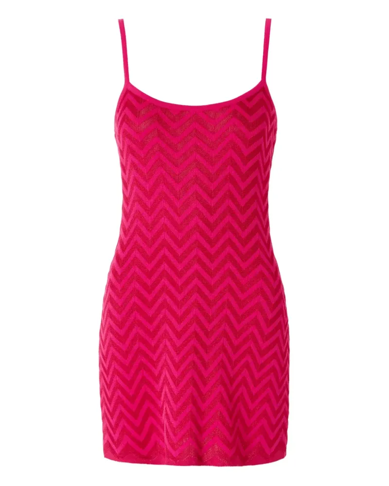 Missoni Kleid mit Zickzackmuster - Rosa Rosa