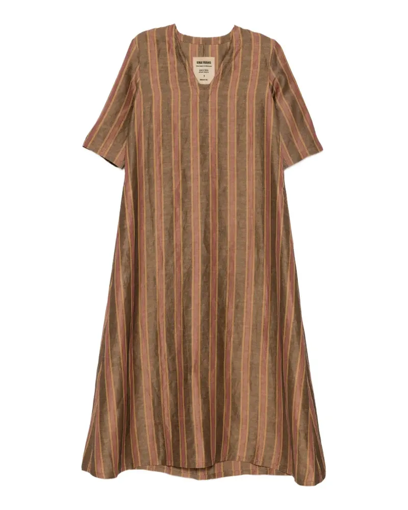 Uma Wang Apostle striped dress - Braun Braun