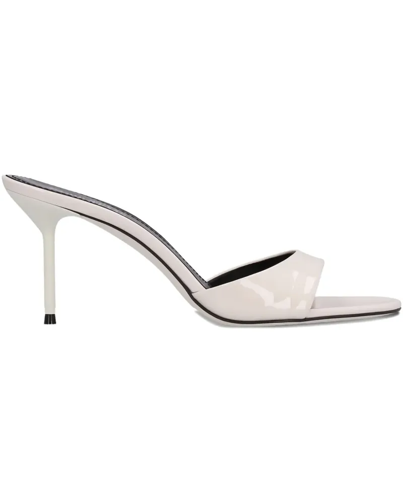 Paris Texas Lidia Sandalen aus Lackleder 70mm - Weiß Weiß