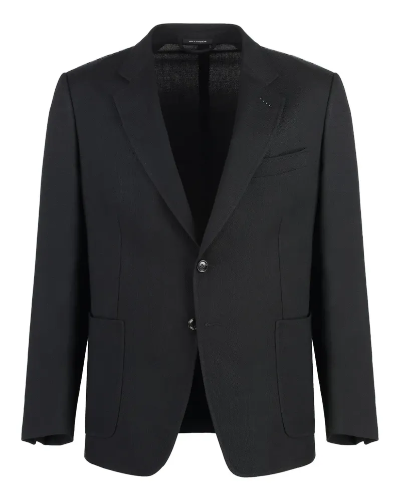 Tom Ford Einreihiges Sakko - Blau Blau