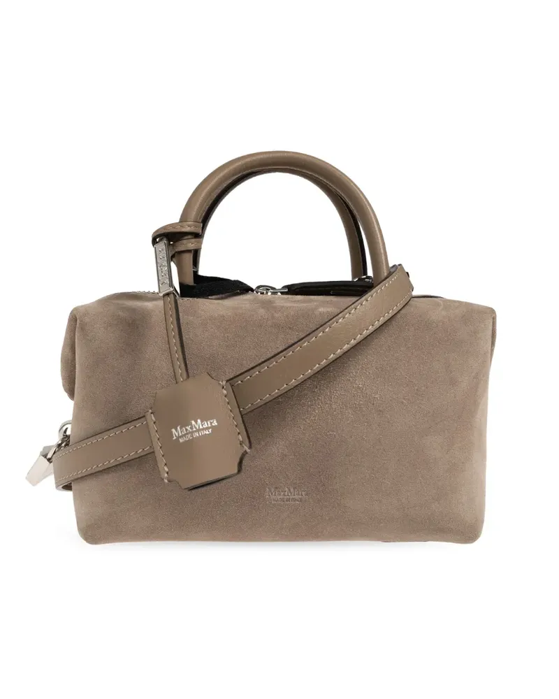 Max Mara suede tote bag - Nude Nude