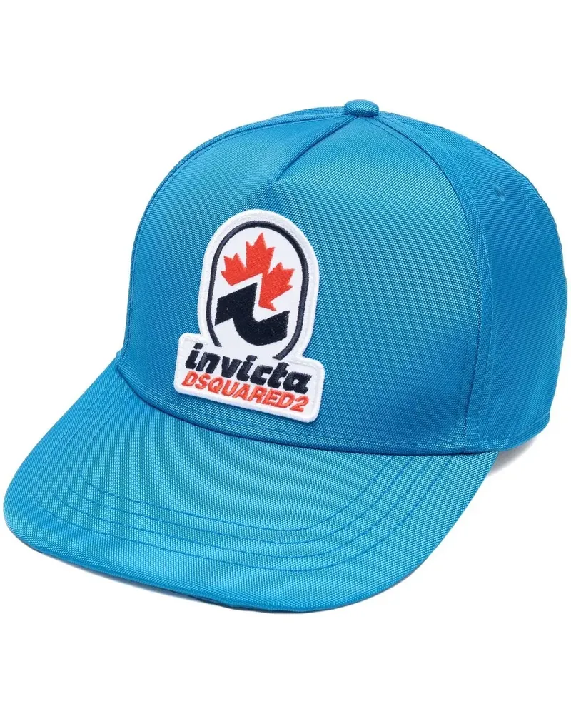 Dsquared2 Baseballkappe mit Logo-Patch - Blau Blau
