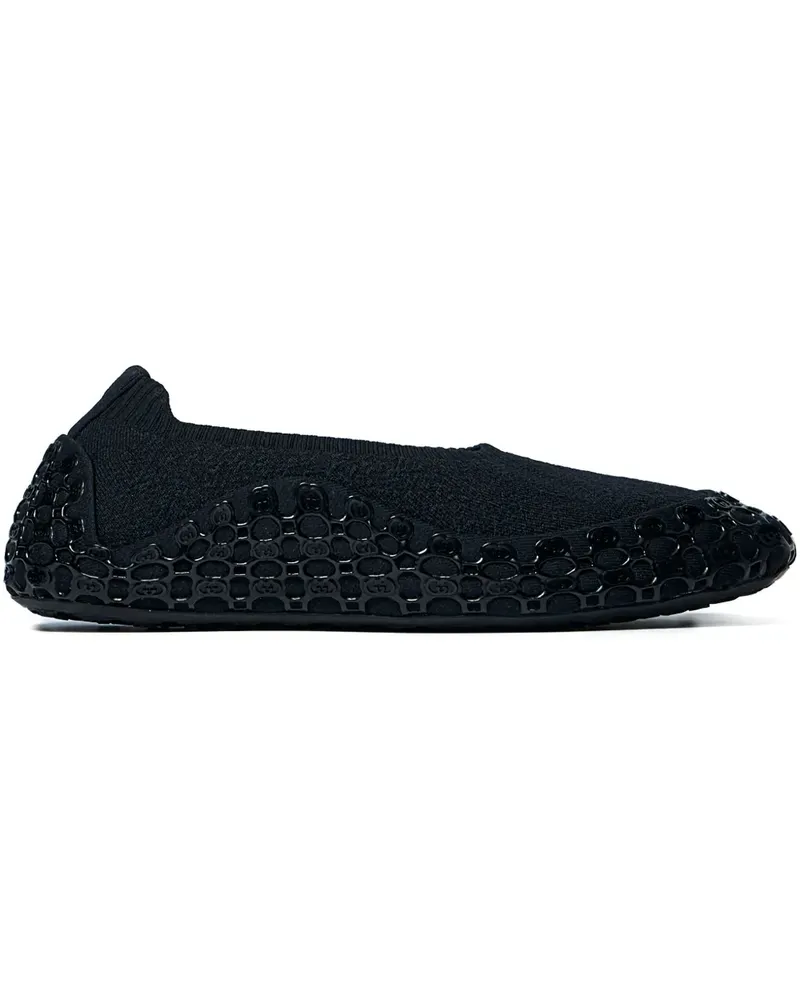 Gucci Slipper mit flacher Sohle - Schwarz Schwarz