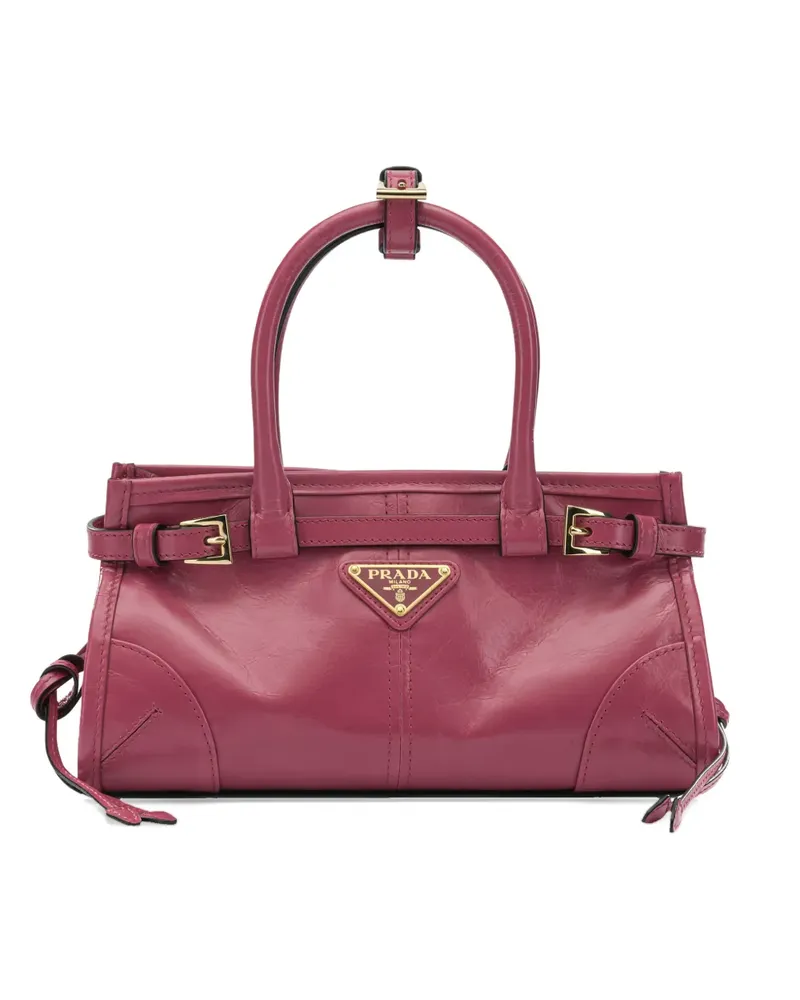 Prada Schultertasche mit Schnalle - Rosa Rosa