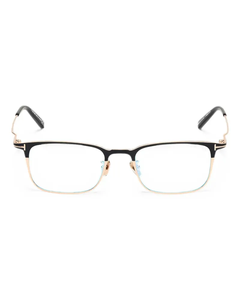 Tom Ford Brille mit eckigem Gestell - Schwarz Schwarz