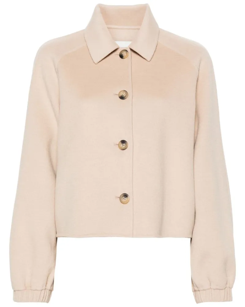Claudie Pierlot Jacke mit Hemdkragen - Nude Nude