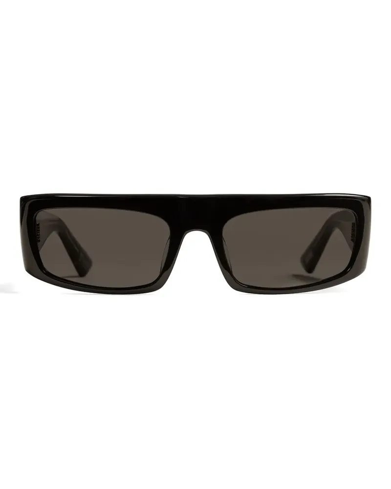 KHAITE Sonnenbrille mit eckigem Gestell - Schwarz Schwarz