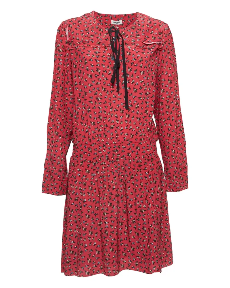 Zadig & Voltaire Pre-owned Kleid mit Blumen-Print - Rot Rot