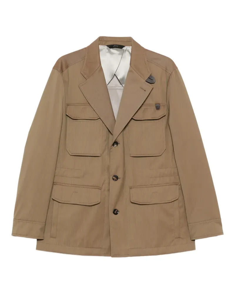 Brioni multi-pocket jacket - Nude Nude