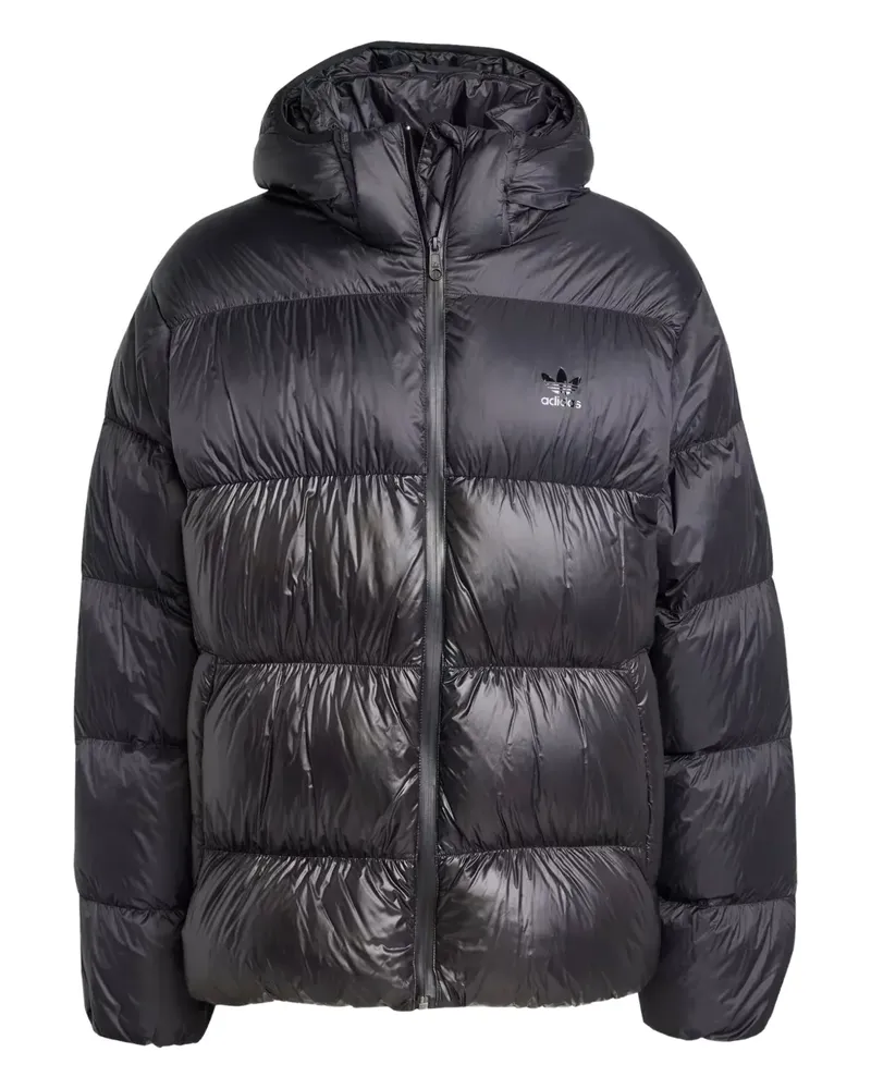 adidas Regen Jacke - Schwarz Schwarz