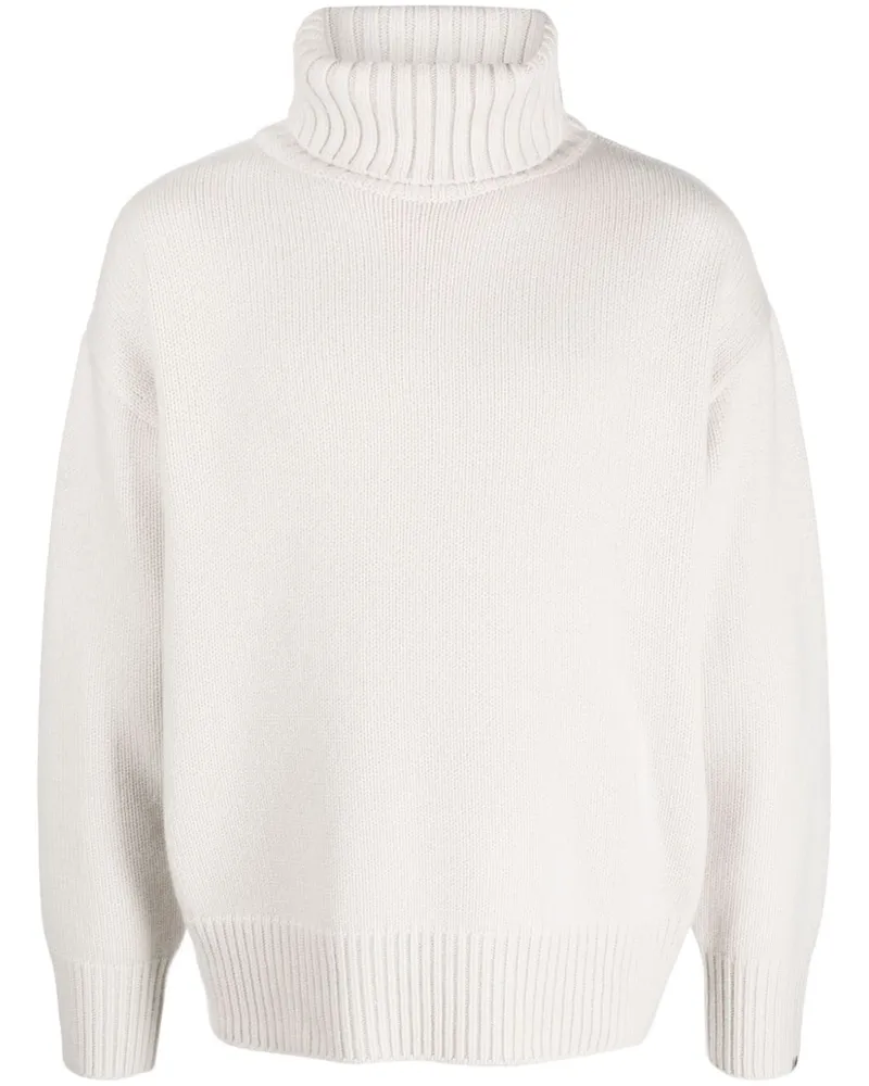 extreme cashmere Rollkragenpullover aus Kaschmir Nude