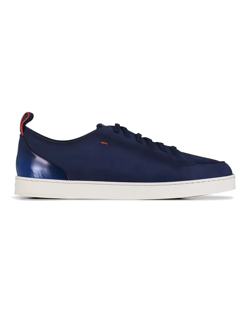 Santoni suede sneakers - Blau Blau