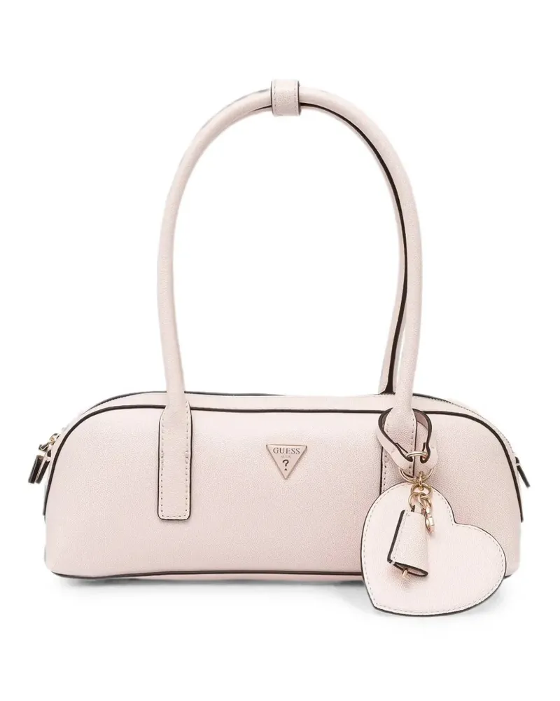 Guess Isobel Tote Bag mit Herzanhänger - Rosa Rosa