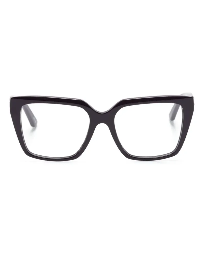Balenciaga Brille mit eckigem Gestell - Violett Violett