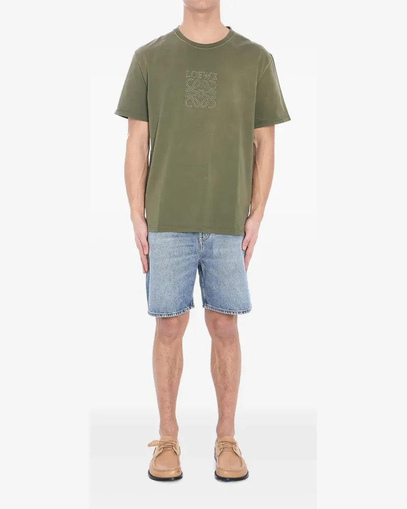 Loewe Anagram T-Shirt - Grün Grün