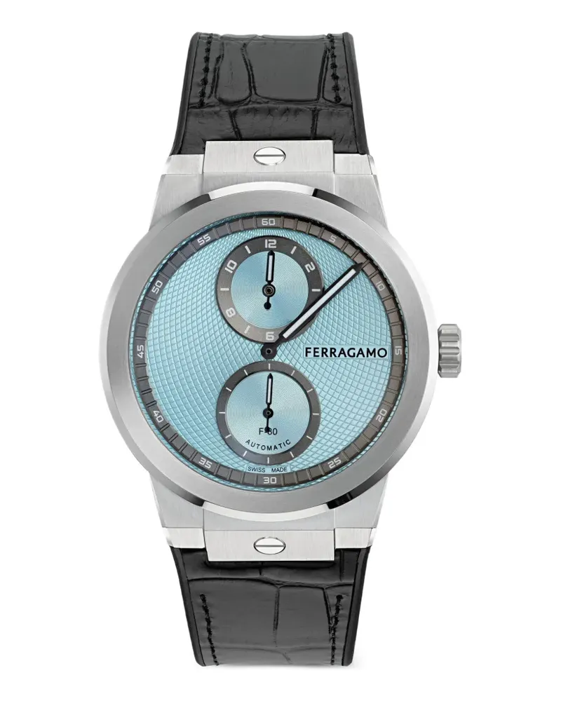 Ferragamo F-80 Armbanduhr 43mm - Blau Blau