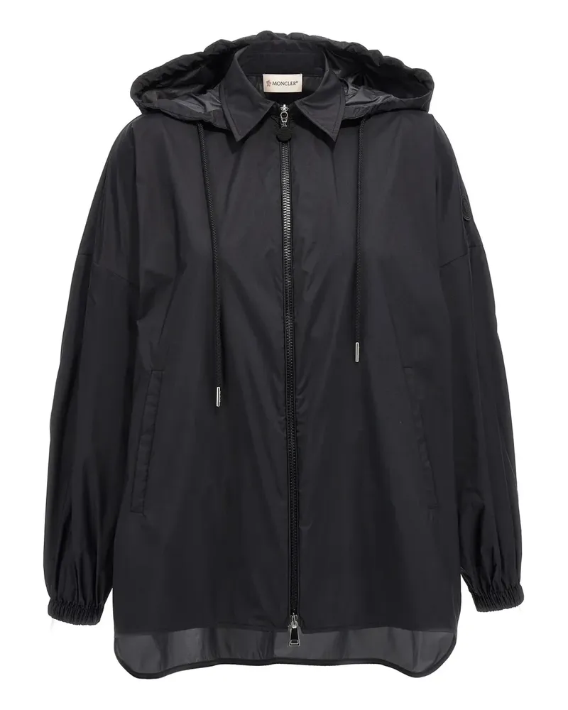Moncler Parka mit Kapuze - Schwarz Schwarz