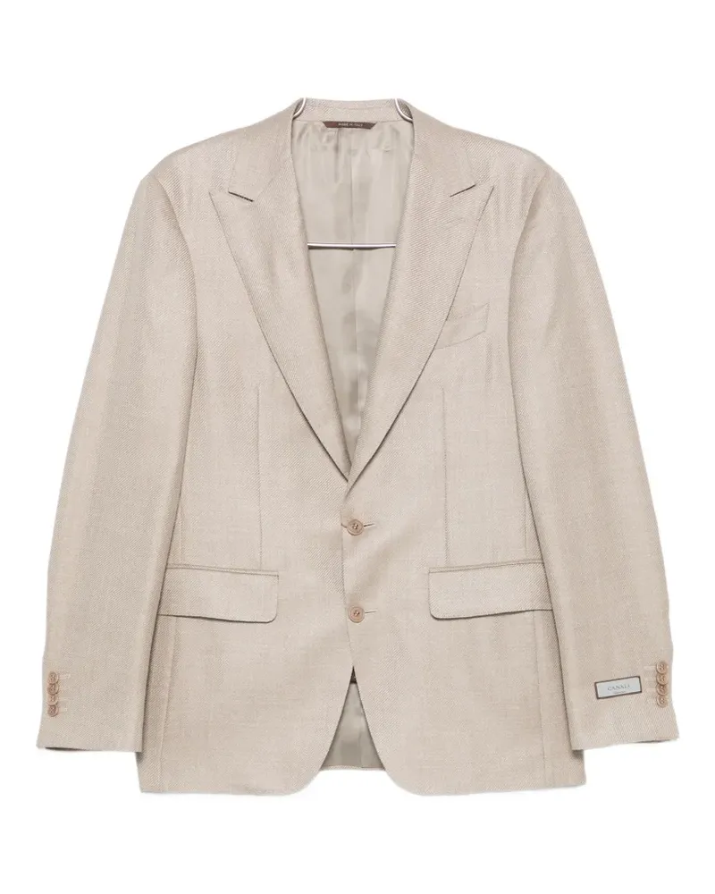 Canali single-breasted blazer - Nude Nude