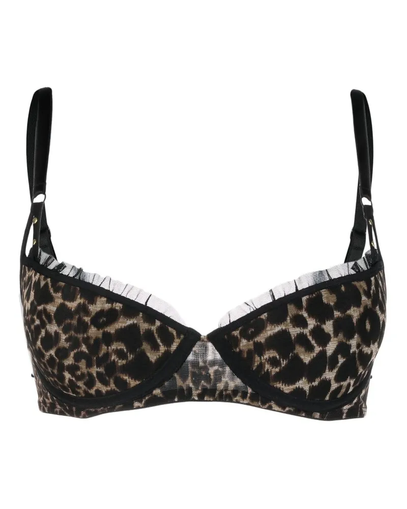 Marlies Dekkers Vixen BH mit Leoparden-Print Schwarz