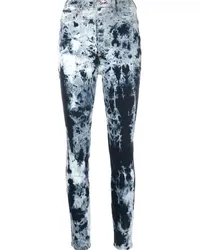 Philipp Plein Skinny-Jeans mit Bleach-Effekt Blau