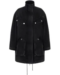 Elisabetta Franchi Jeans-Parka Schwarz