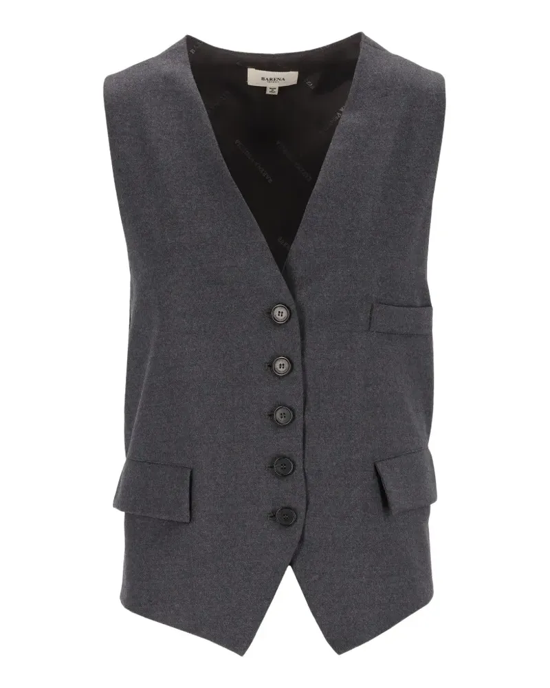 BARENA Romeo Flanellweste - Grau Grau