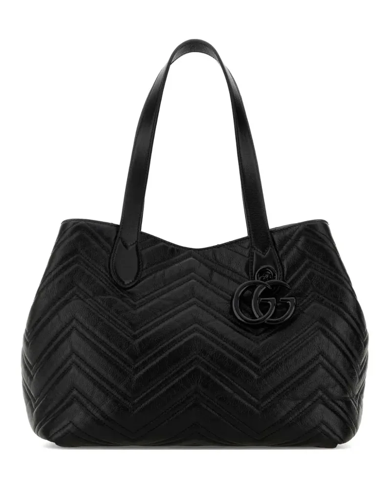 Gucci GG Marmont chevron-quilted tote bag - Schwarz Schwarz