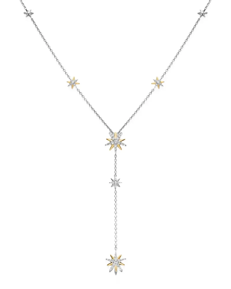 David Yurman Starburst diamond necklace - Silber Silber