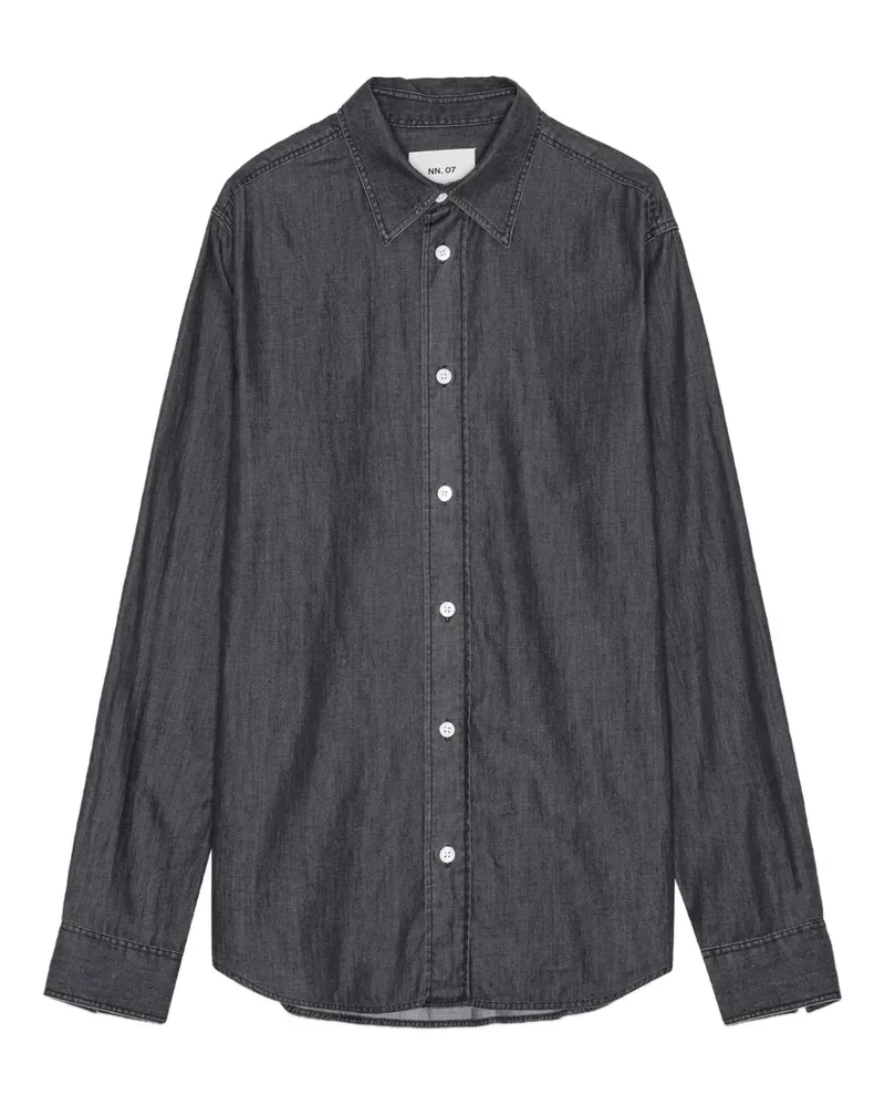 NN 07 Colby Hemd - Grau Grau