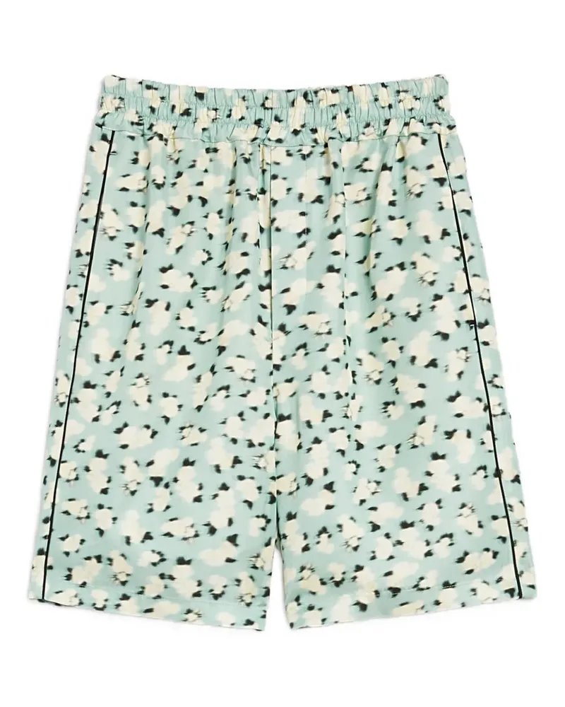 Jil Sander Shorts mit Print - Blau Blau