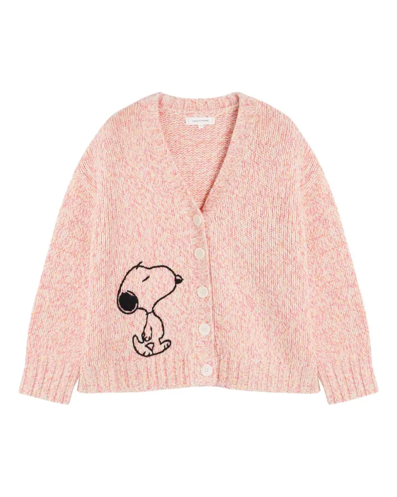 Chinti & Parker Snoopy Cardigan - Rosa Rosa