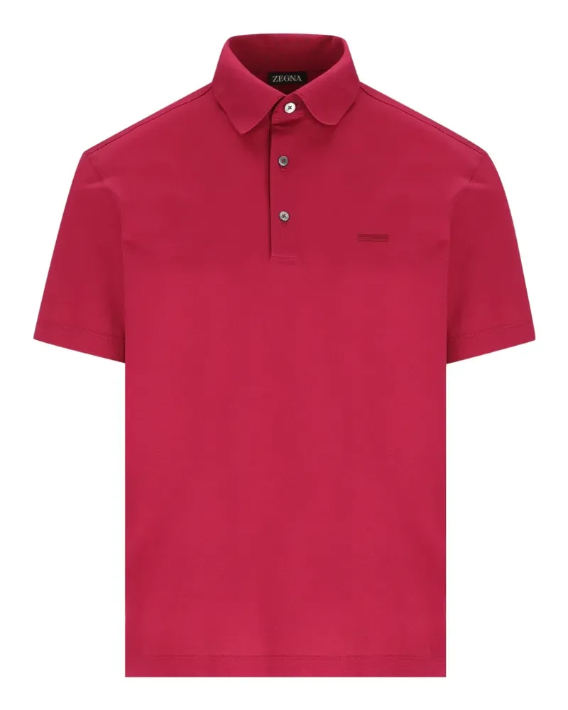 Ermenegildo Zegna short-sleeve polo shirt - Rot Rot