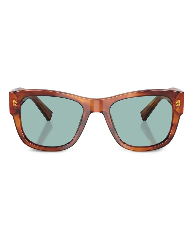 Dolce & Gabbana Sonnenbrille mit eckigem Gestell - Braun Braun