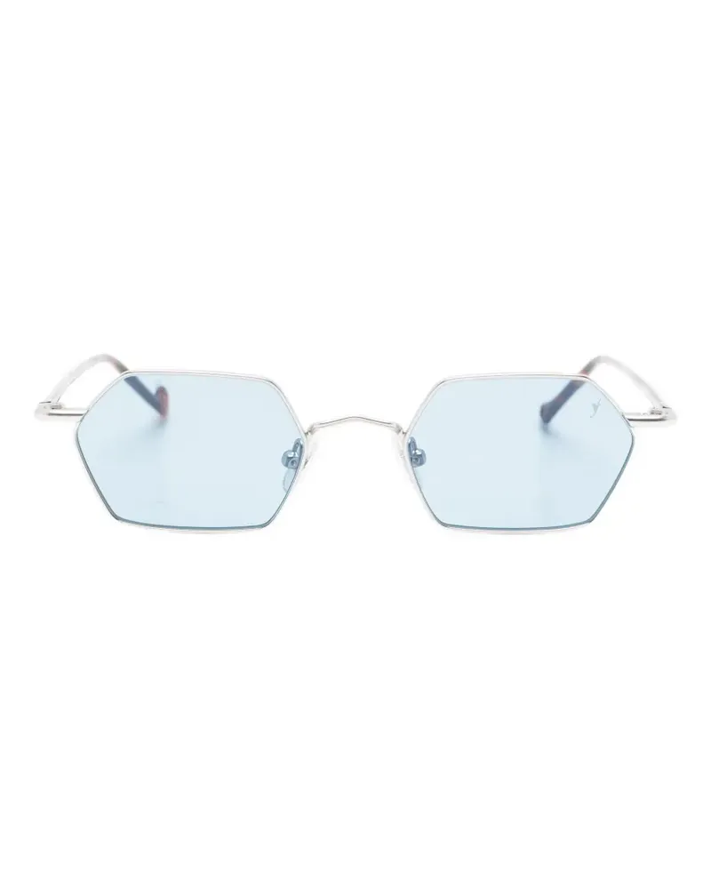Eyepetizer Sonnenbrille mit geometrischem Gestell - Silber Silber