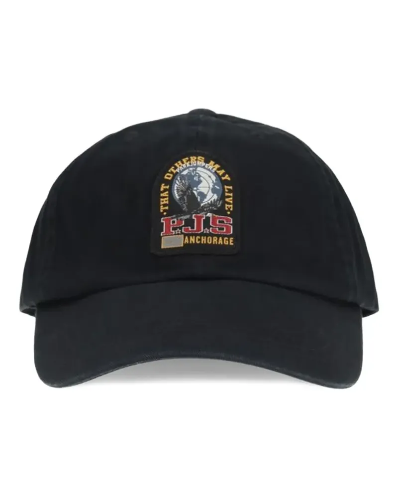 Parajumpers logo-patch baseball cap - Schwarz Schwarz