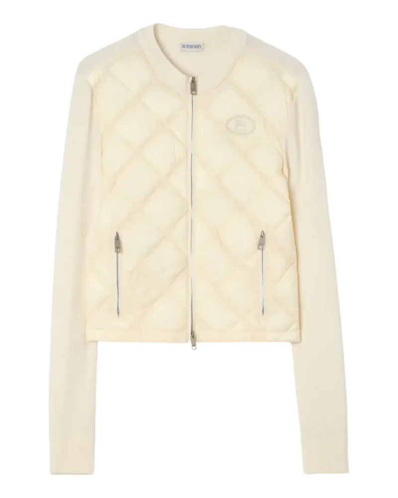 Burberry Steppjacke aus Nylon und Wolle - Nude Nude