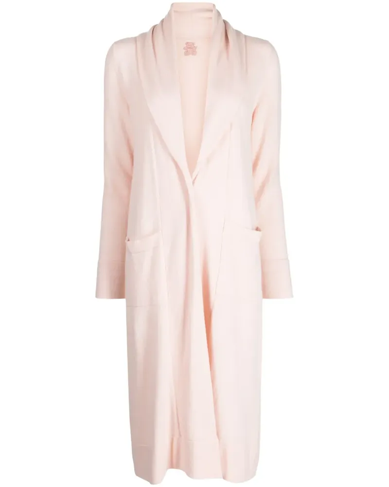 Teddy Cashmere Offener Venezia Kaschmircardigan - Rosa Rosa