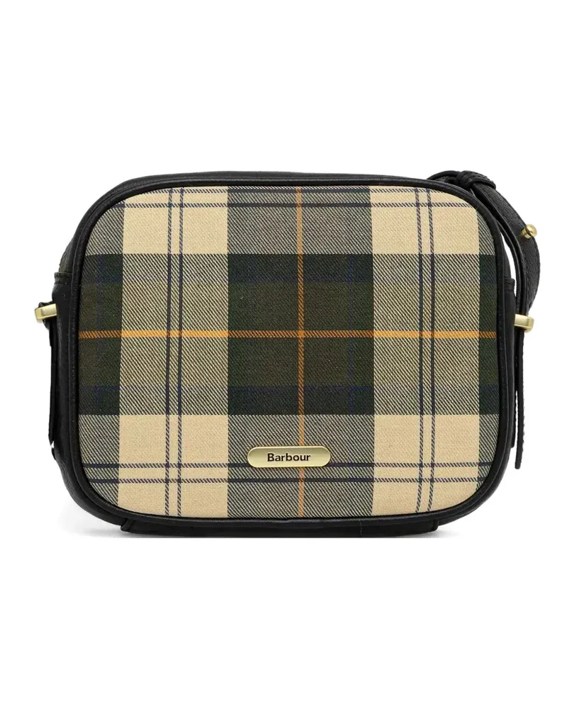 Barbour Daphne Umhängetasche mit Schottenkaro - Nude Nude