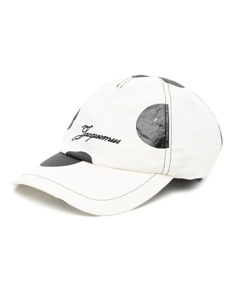 Jacquemus Baseballkappe mit Polka Dots - Nude Nude