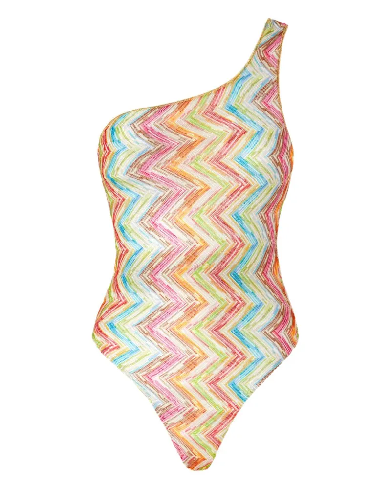 Missoni Asymmetrischer Badeanzug - Rosa Rosa