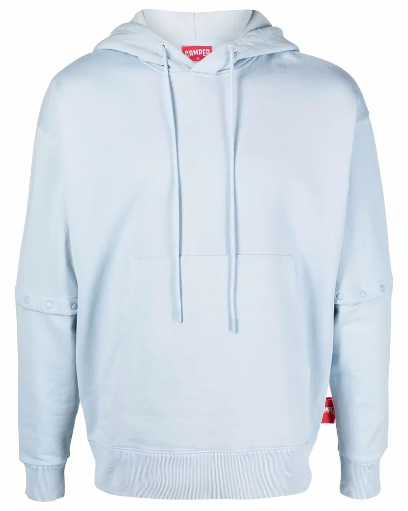 Camper Hoodie mit Logo-Patch - Blau Blau