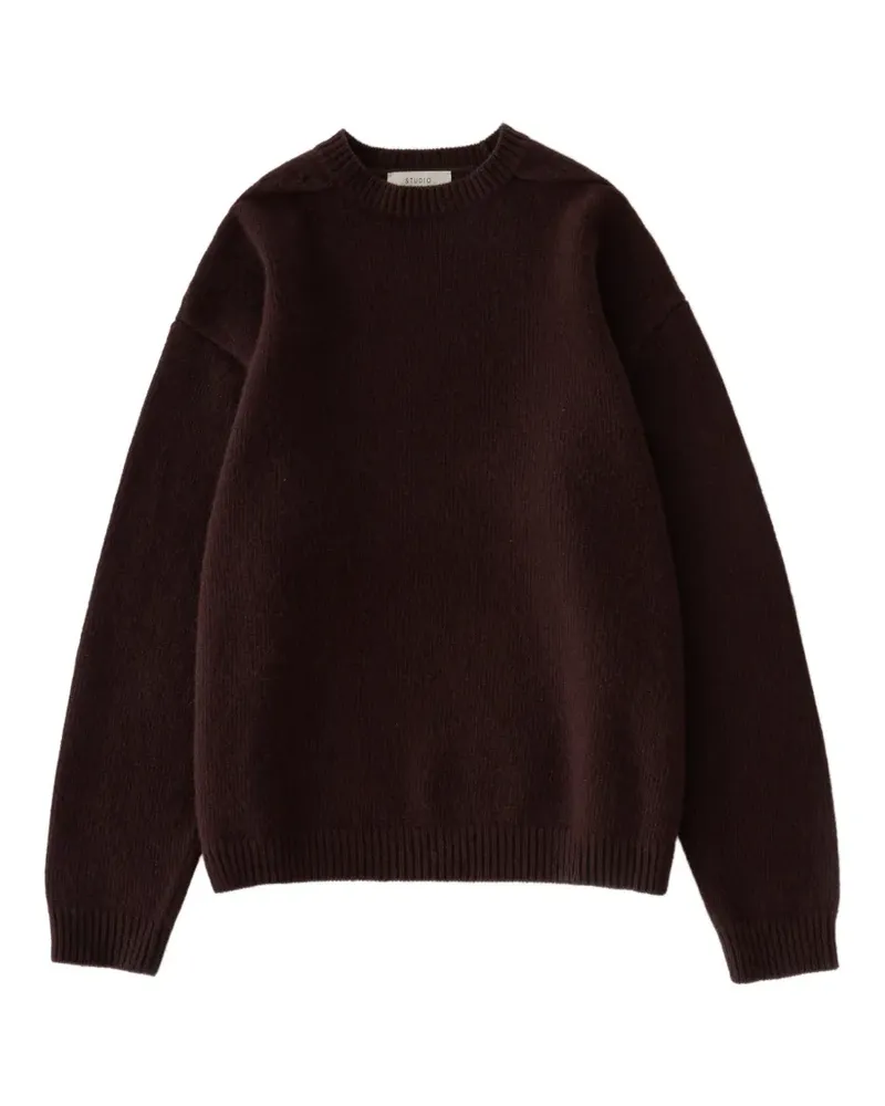 Studio Nicholson Hemyl Pullover mit rundem Ausschnitt - Braun Braun