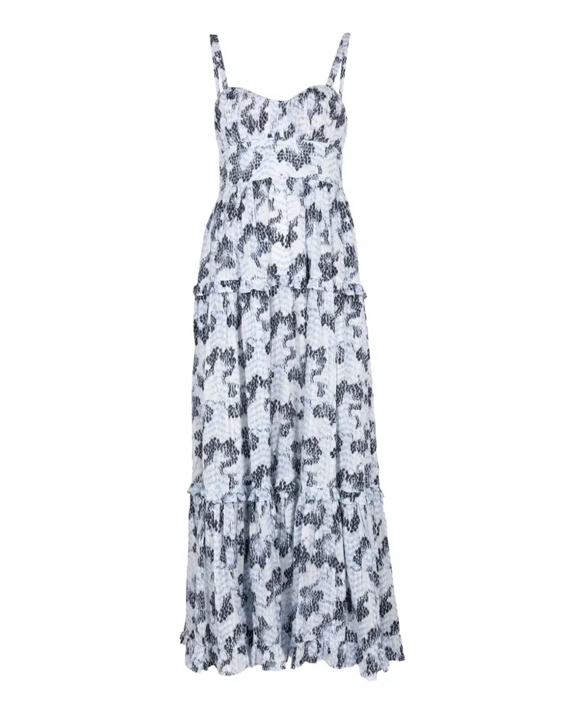 Ulla Johnson Ophelia Midikleid - Weiß Weiß