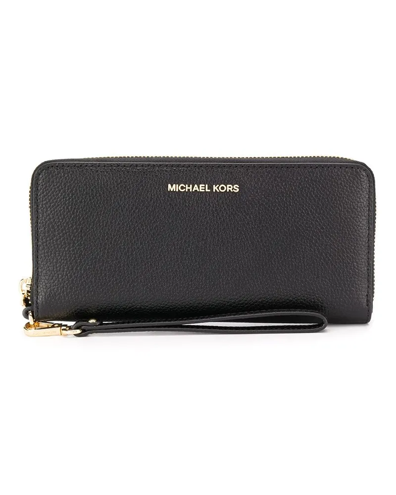 Michael Kors Portemonnaie mit Logo-Schild - Schwarz Schwarz
