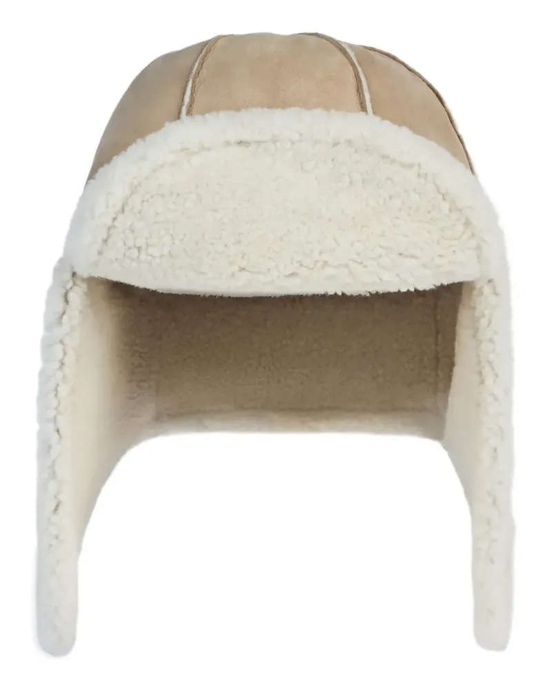 Fay paneled trapper hat - Nude Nude