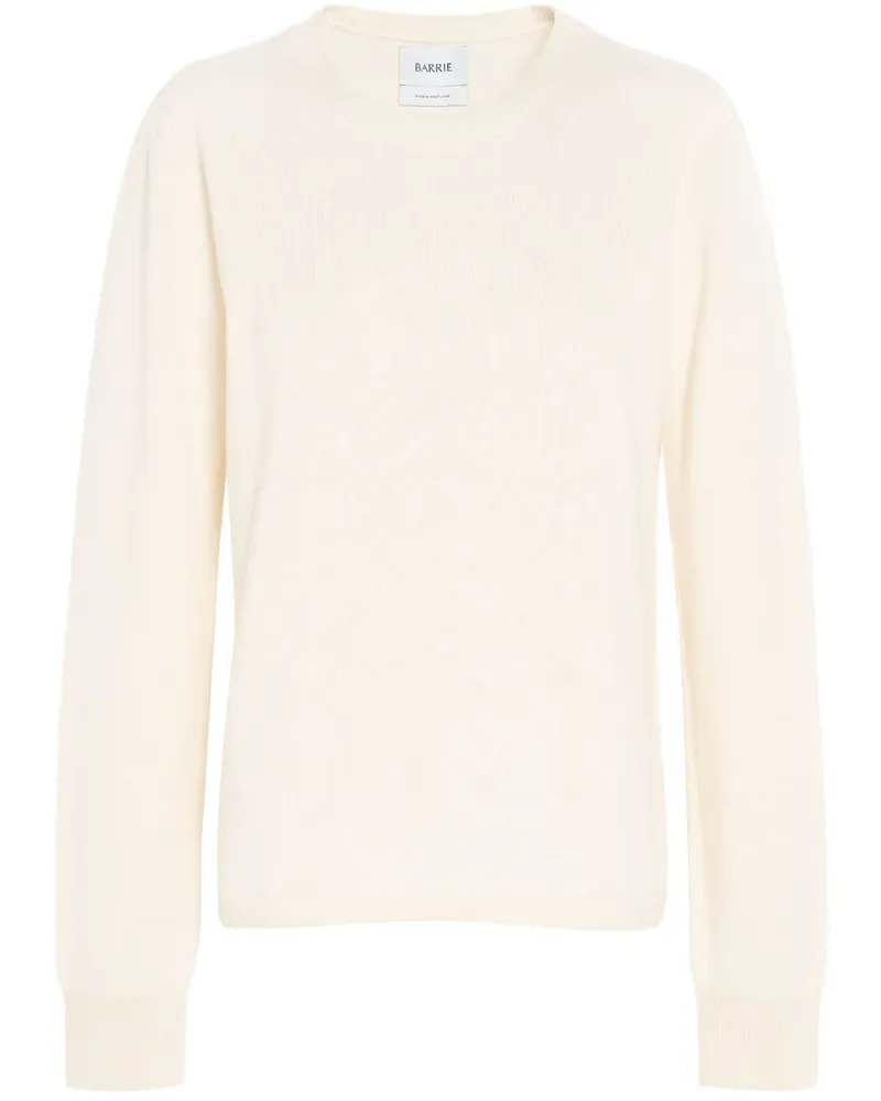 Barrie Pullover mit Rundhalsausschnitt - Weiß Weiß